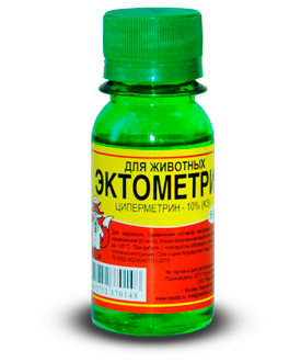 Эктометрин (для борьбы с эктопаразитами у животных) (флакон 50 мл, Гофрокороб, 100)